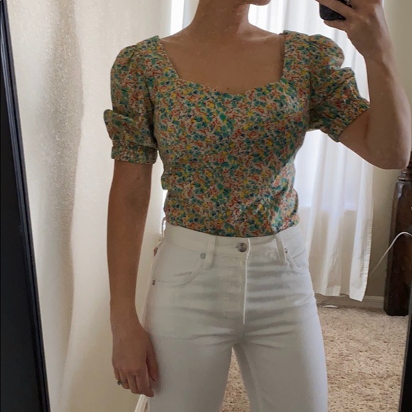 Antonio Melani Puff Sleeve Blouse - Picture 2 of 5